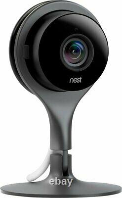 Google Nest Cam Indoor Security Camera Black (nc1102es) Flambant Neuf