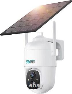 Hd 1080p Sans Fil Solar Power Wifi Outdoor Home Security Caméra Ip Night Vision