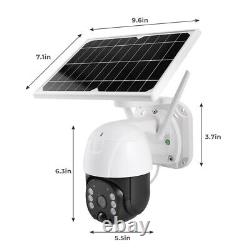 Hd 1080p Sans Fil Solar Power Wifi Outdoor Home Security Caméra Ip Night Vision