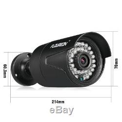 Hd Dvr 8ch 1080p 3000tvl Extérieur Accueil Surveillance Kit Système De Caméra De Sécurité