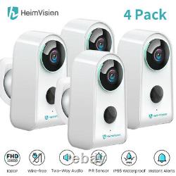 Heimvision 1080p Batterie Rechargeable Sans Fil Maison Caméra De Sécurité Wifi Outdoor