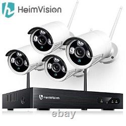 Heimvision Wireless 8ch Nvr 1080p Système De Caméra Vidéo De Sécurité En Plein Air Wifi Cctv