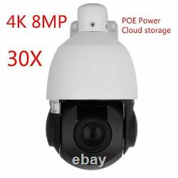 Hikvision Compatible 4k 8mp Poe Ip Speed Dôme Ptz Camera 20x Zoom Onvif Ir 100m