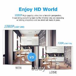 Home Wireless Security Camera System Outdoor 1080p 8ch Nvr 1 To Avec 15monitor