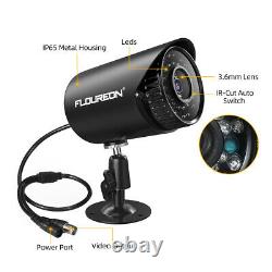 Imperméable À L’eau 4ch 1080n Ahd Dvr Cctv Home Security Camera System Kit Night Vision