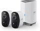 Kit N1 2k Hd 2-cam. Pas De Frais D'abonnement. Caméras Extérieures Pour La Sécurité à Domicile.