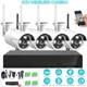 Kit De Système De Caméra De Sécurité Extérieure Hd 1080p 4ch 3mp Surveillance Cctv Nvr