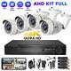 Kit De Système De Caméra De Sécurité Extérieure 4 Pack 5mp 4k Cctv Dvr Avec Disque Dur De 1 To