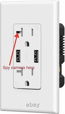 La meilleure caméra de sécurité domestique avec prise USB, mini, WiFi, HD 1080P, prises fonctionnelles.