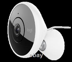 Logitech Circle 2 Caméra De Sécurité Intérieure / Extérieure Pour Alexa Google