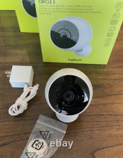 NOUVELLE Caméra de sécurité intérieure/extérieure sans fil Logitech Circle 2