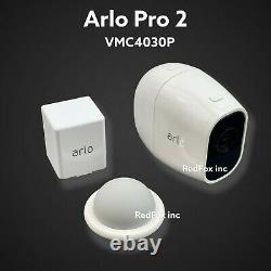 Netgear Arlo Pro 2 Vmc4030p Caméra Hd De Sécurité Intérieure/extérieure Avec Batterie Et Montage