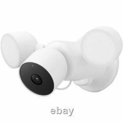 Nouveau Cadre Ouvert Google Ga02411-us Caméra De Sécurité Extérieure Sans Fil Avec Projecteur