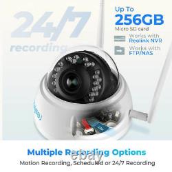 Reolink Smart 5mp Wifi Caméra Extérieure 5x Zoom Optique Pour La Sécurité À Domicile 542wa