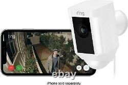 Ring Spotlight Cam Wired Plugged-in Hd Security Avec Two-way Talk & Siren &alexa