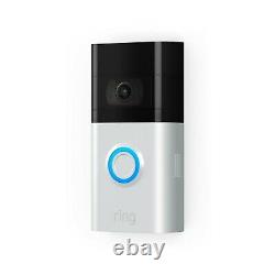 Ring Video Doorbell 3 Caméra De Sécurité Détecteur De Mouvement Caméra Rechargeable Sans Fil