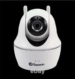 Swann 1080P Caméra de sécurité sans fil Pan & Tilt HD CCTV Wi-Fi HD Blanche Nouvelle