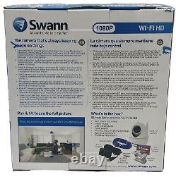 Swann 1080P Caméra de sécurité sans fil Pan & Tilt HD CCTV Wi-Fi HD Blanche Nouvelle