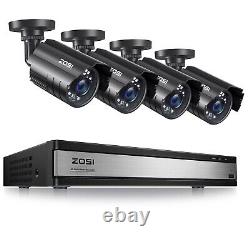 Système De Caméra De Sécurité Extérieure Zosi 1080p 16ch 2mp Dvr Home Alert Motion Detection