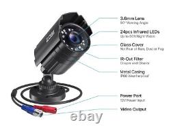 Système De Caméra De Sécurité Extérieure Zosi 1080p 16ch 2mp Dvr Home Alert Motion Detection