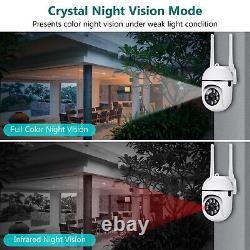 Système De Caméra De Sécurité Sans Fil Outdoor Home 5g Wifi Night Vision Cam 1080p Lot