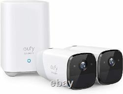 Système De Sécurité Sans Fil Eufy 1080p Eufycam 2 Cams De Batterie Extérieure Vision Nocturne