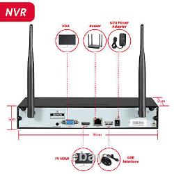 Système de caméra de sécurité ANRAN 5MP Kit WiFi 1TB Vidéo 8CH NVR Maison Extérieur IP66