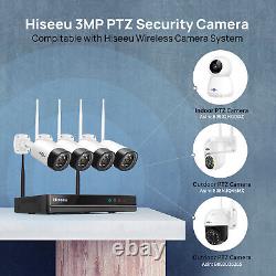 Système de caméra de sécurité HD 3MP Hiseeu 10CH NVR extérieur d'occasion avec audio pour la maison