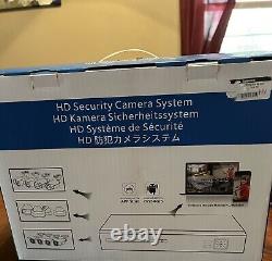 Système de caméra de sécurité WESECUU Poe NVR Système de sécurité à domicile 4pcs - Nouvelle boîte ouverte