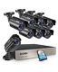 Système De Caméra De Sécurité à Domicile Zosi 8ch H.265+ 5mp Lite Dvr 1080p Avec Vision Nocturne 1tb