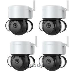 Système de caméra de sécurité à domicile alimenté par caméra sans fil WiFi Pan/Tilt US Plug