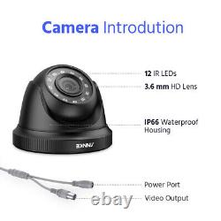 Système de caméra de sécurité domestique ANNKE 1080P 5MP Lite HDMI 8CH DVR extérieur IR Night