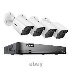Système de caméra de sécurité domestique ANNKE 16CH 4K 8MP DVR 5MP avec détection IA H. 265+