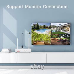 Système de caméra de sécurité extérieure ANRAN HD 2K sans fil avec audio Wifi CCTV à domicile 8CH NVR