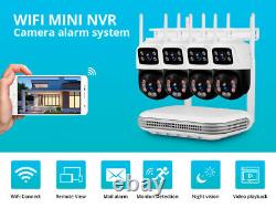 Système de caméra de sécurité extérieure KERUI sans fil 8CH NVR WIFI 6MP CCTV avec vision nocturne