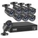 Système De Caméra De Sécurité Extérieure Zosi H. 265+ 8ch 5mp Lite Dvr 1080p Pour Maison