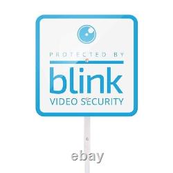 Système de caméra de sécurité pour toute la maison Blink avec ensemble de sonnette vidéo et de projecteur de lumière de sécurité.