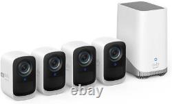 Système de caméra de sécurité sans fil 4K Eufy eufyCam 3C avec vision nocturne en couleur et projecteur