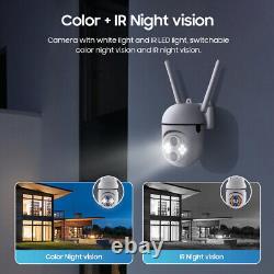 Système de caméra de sécurité sans fil 8x Smart Outdoor Wifi Vision nocturne Cam 1080P