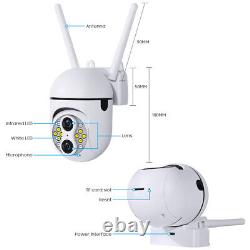 Système de caméra de sécurité sans fil 8x Smart Outdoor Wifi Vision nocturne Cam 1080P