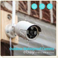 Système de caméra de sécurité sans fil Heimvision 1080P 8CH IP CCTV pour la maison avec 1TB pour l'extérieur