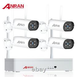 Système de caméra de sécurité sans fil WIFI extérieure 2K avec audio CCTV Caméra maison 8CH NVR