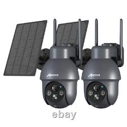 Système de caméra de sécurité sans fil extérieur ANRAN 5MP WiFi avec batterie