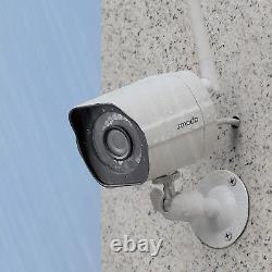 Système de caméra de sécurité sans fil extérieure Full HD 1080P, 4 Pack Maison Intelligente Intérieure