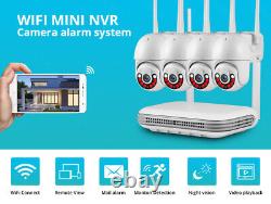Système de caméra de sécurité vidéo sans fil 8CH NVR 1080P extérieur WIFI CCTV IR Night