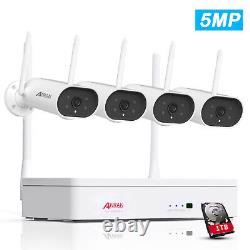 Système de caméra de sécurité vidéo sans fil ANRAN extérieur WIFI CCTV audio 8CH NVR à domicile