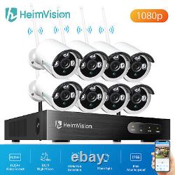 Système de sécurité à domicile NVR sans fil 8CH 1080P HD WiFi avec kit de 8 caméras CCTV extérieures