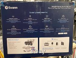 Système de sécurité domestique Swann avec 3 caméras de projecteur extérieures