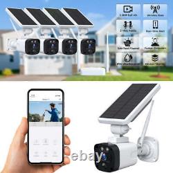Système de surveillance à domicile sans fil alimenté par batterie solaire avec caméra de sécurité Wifi 3MP