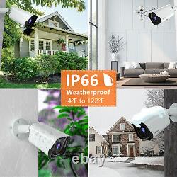 Toguard 8ch 1080p Système De Caméras De Sécurité Maison Extérieur Surveillance Cctv Cam Ip66